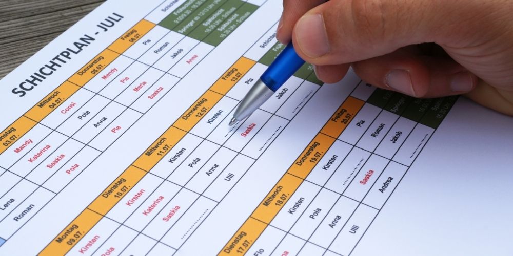 restaurant Cleaning Schedule